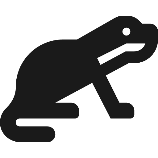 Otter icon, solid style, from Font Awesome 5 Solid