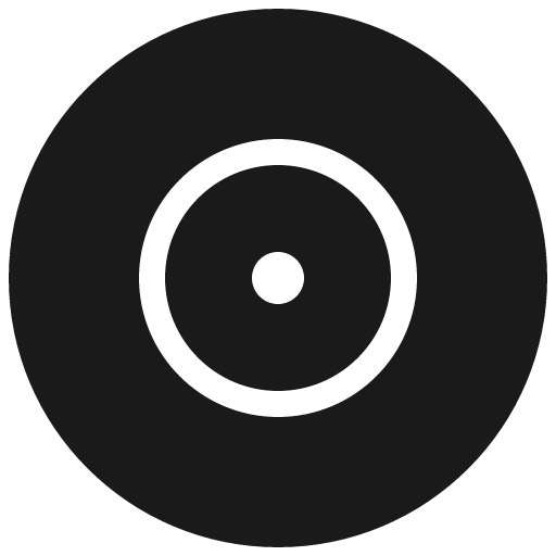Record vinyl icon, solid style, from Font Awesome 5 Solid