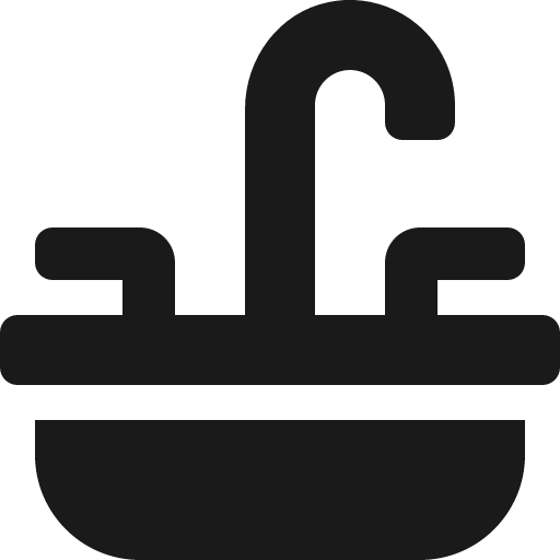 Sink icon, solid style, from Font Awesome 5 Solid