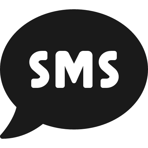 Sms icon, solid style, from Font Awesome 5 Solid