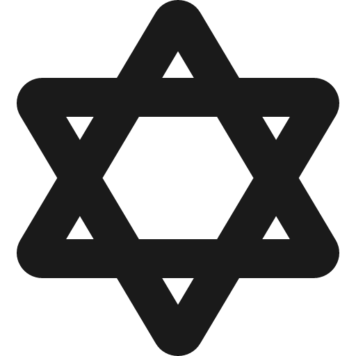 Star of david icon, solid style, from Font Awesome 5 Solid