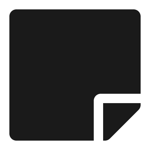 Sticky note icon, solid style, from Font Awesome 5 Solid