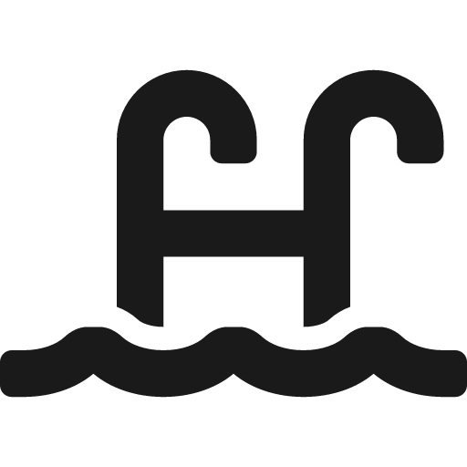 Swimming pool icon, solid style, from Font Awesome 5 Solid