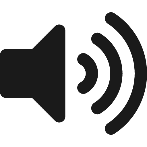 Volume up icon, solid style, from Font Awesome 5 Solid