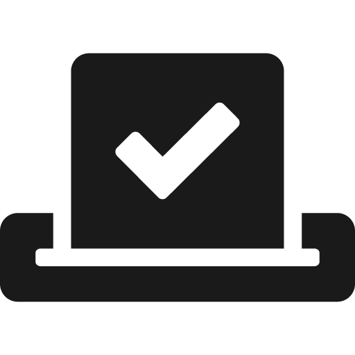 Vote yea icon, solid style, from Font Awesome 5 Solid