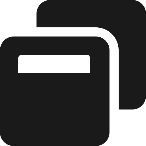 Window restore icon, solid style, from Font Awesome 5 Solid