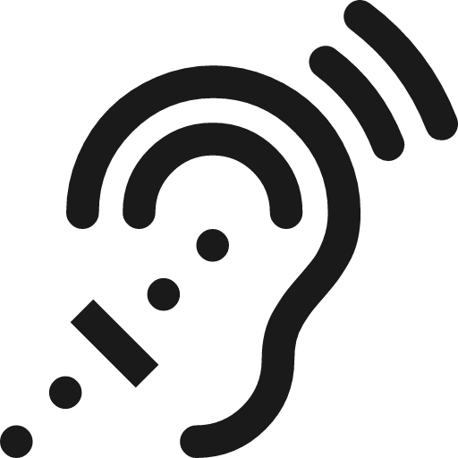 Assistive listening systems icon, solid style, from Font Awesome 4