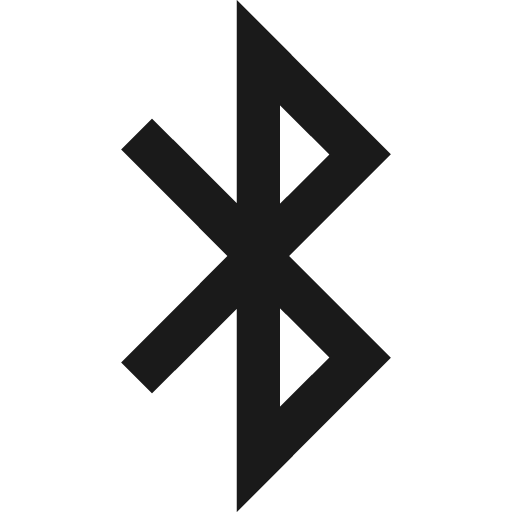 Bluetooth b icon, solid style, from Font Awesome 4