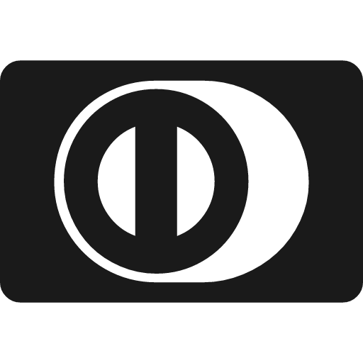 Cc diners club icon, solid style, from Font Awesome 4