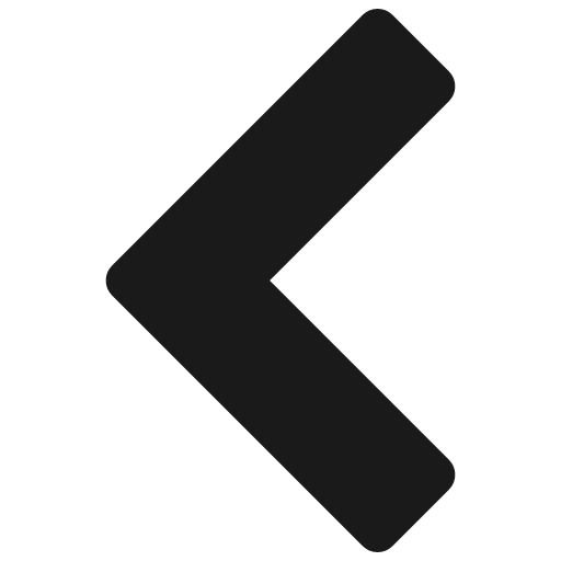 Chevron left icon, solid style, from Font Awesome 4
