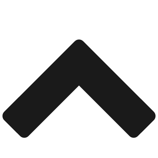 Chevron up icon, solid style, from Font Awesome 4