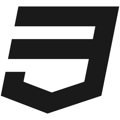 Css3 icon, solid style, from Font Awesome 4