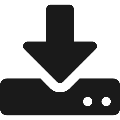Download icon, solid style, from Font Awesome 4