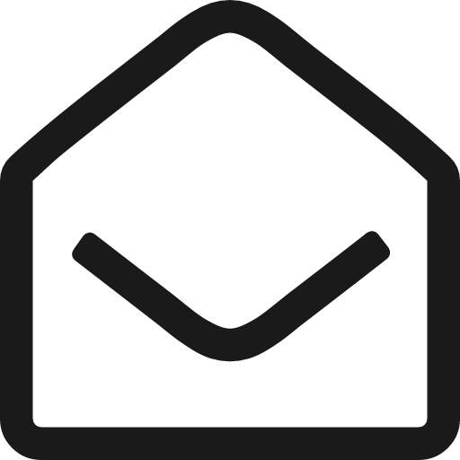 Envelope open o icon, solid style, from Font Awesome 4