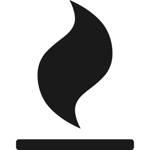 Fire icon, solid style, from Font Awesome 4