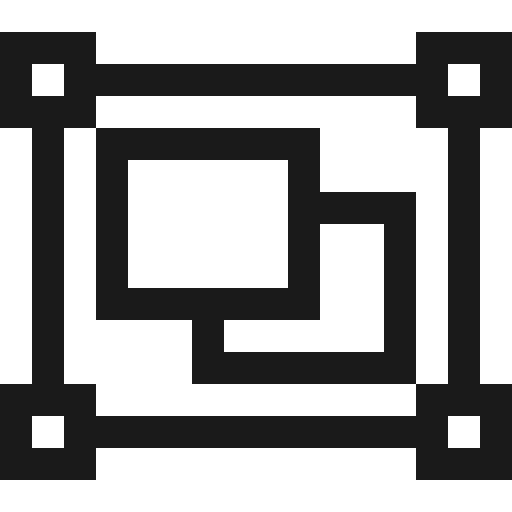 Object group icon, solid style, from Font Awesome 4