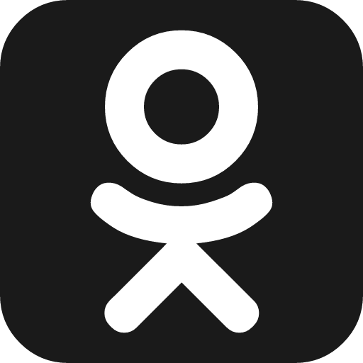 Odnoklassniki square icon, solid style, from Font Awesome 4