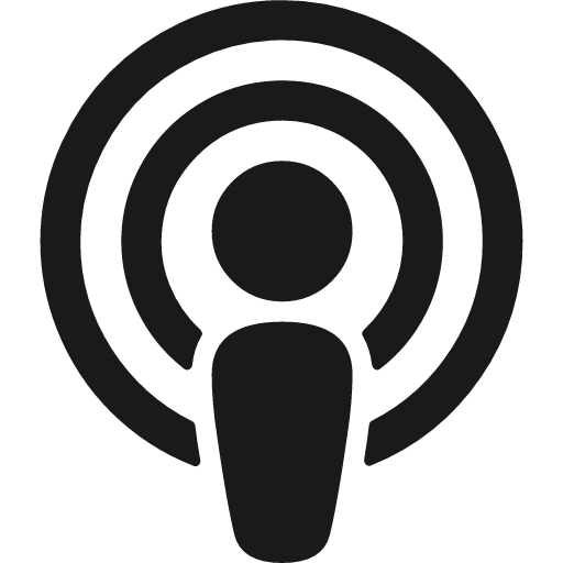 Podcast icon, solid style, from Font Awesome 4