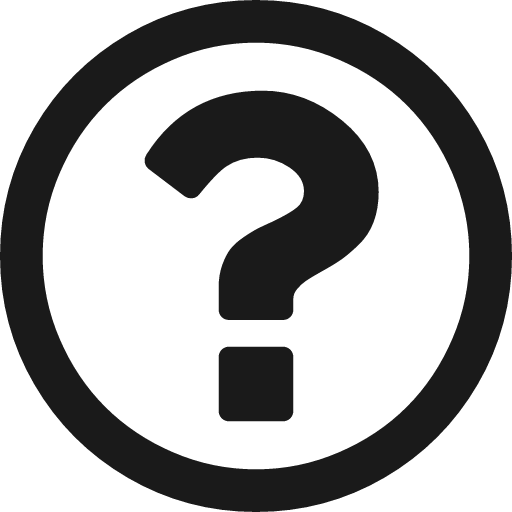Question circle o icon, solid style, from Font Awesome 4