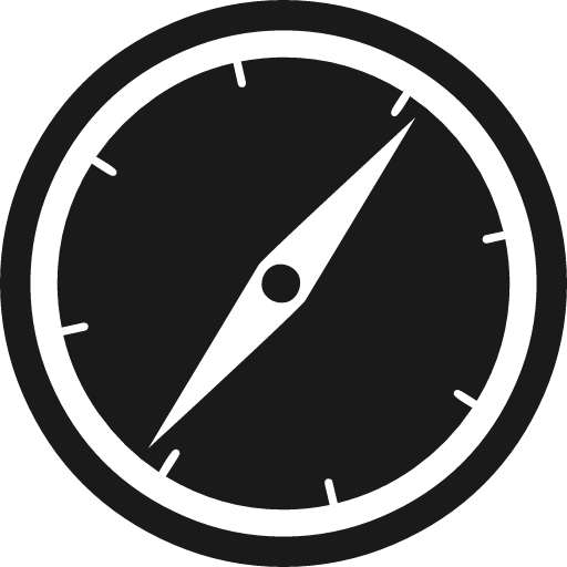 Safari icon, solid style, from Font Awesome 4