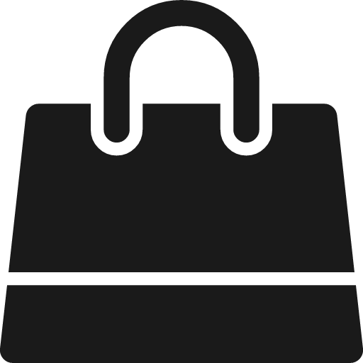 Shopping bag icon, solid style, from Font Awesome 4