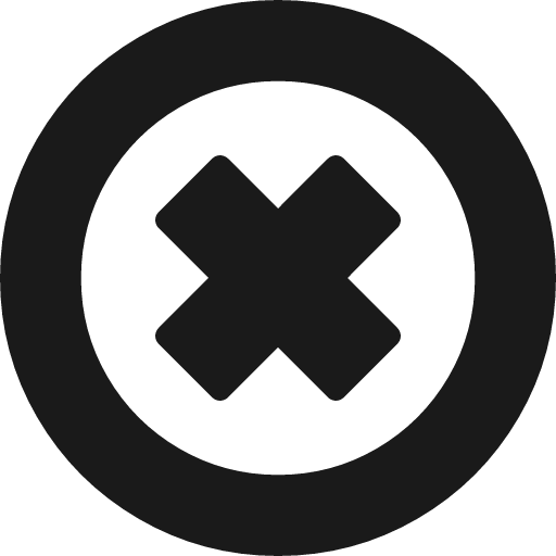 Times circle o icon, solid style, from Font Awesome 4