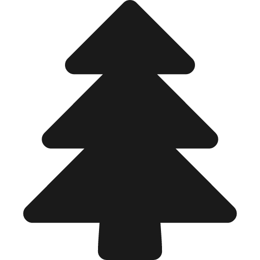 Tree icon, solid style, from Font Awesome 4
