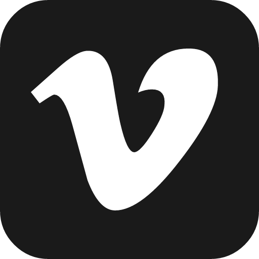 Vimeo square icon, solid style, from Font Awesome 4