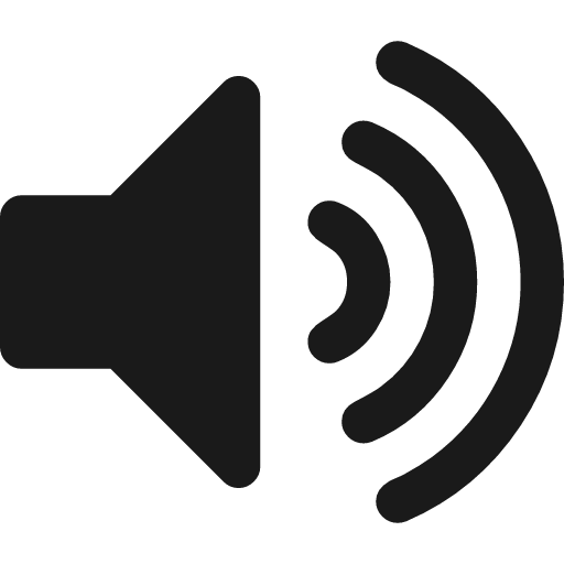 Volume up icon, solid style, from Font Awesome 4