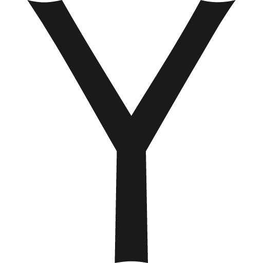 Yahoo icon, solid style, from Font Awesome 4