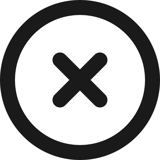 Circle xmark icon, solid style, from Font Awesome 6 Regular