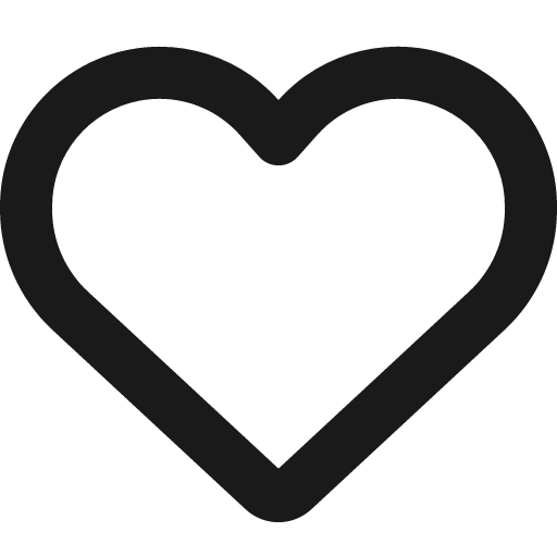 Heart icon, solid style, from Font Awesome 6 Regular