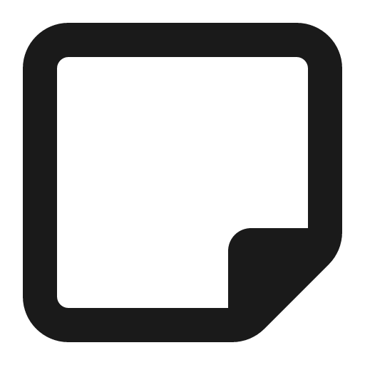 Note sticky icon, solid style, from Font Awesome 6 Regular