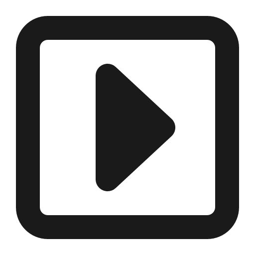 Square caret right icon, solid style, from Font Awesome 6 Regular