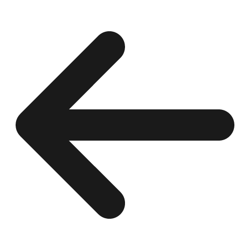 Arrow left icon, solid style, from Font Awesome 6 Solid