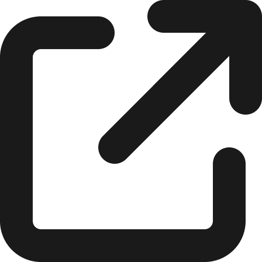 Arrow up right from square icon, solid style, from Font Awesome 6 Solid