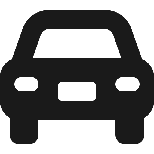 Car rear icon, solid style, from Font Awesome 6 Solid