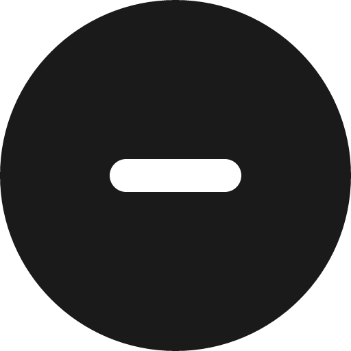Circle minus icon, solid style, from Font Awesome 6 Solid
