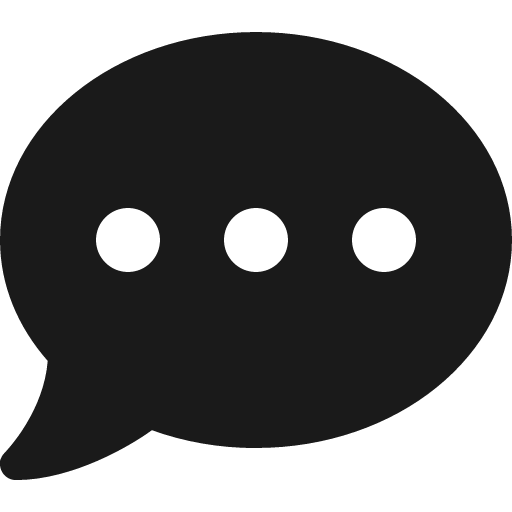Comment dots icon, solid style, from Font Awesome 6 Solid