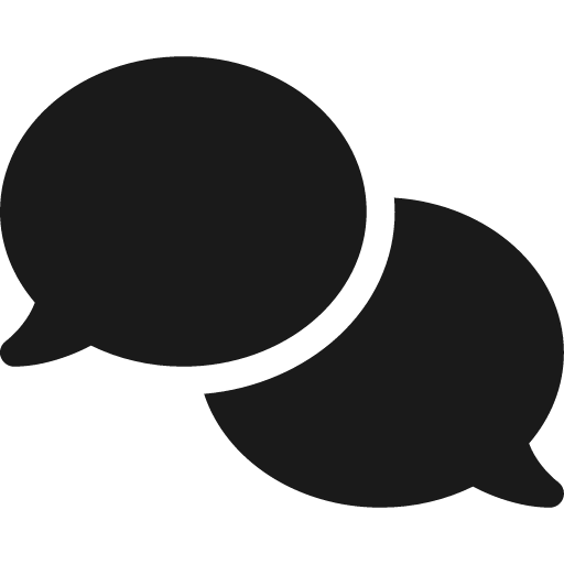 Comments icon, solid style, from Font Awesome 6 Solid