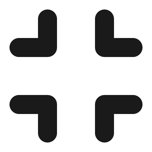 Compress icon, solid style, from Font Awesome 6 Solid