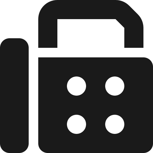 Fax icon, solid style, from Font Awesome 6 Solid