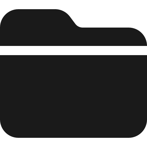 Folder closed icon, solid style, from Font Awesome 6 Solid