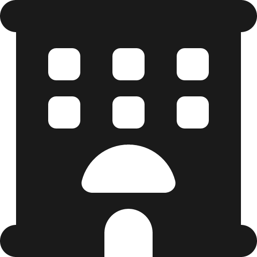Hotel icon, solid style, from Font Awesome 6 Solid