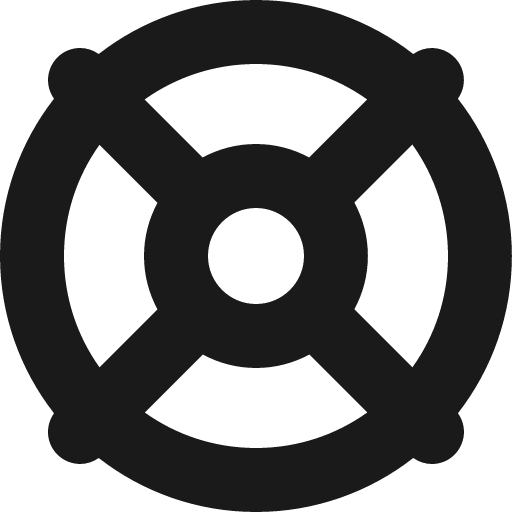 Life ring icon, solid style, from Font Awesome 6 Solid