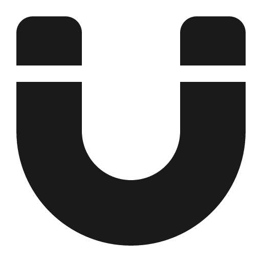 Magnet icon, solid style, from Font Awesome 6 Solid