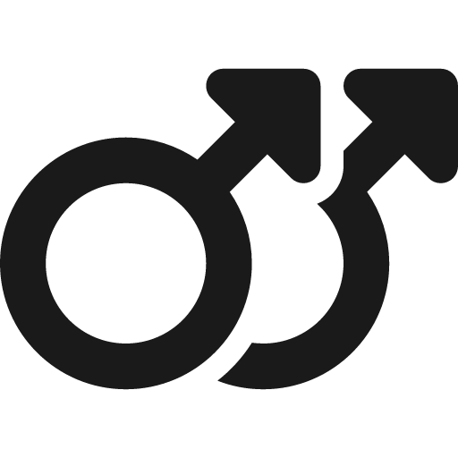 Mars double icon, solid style, from Font Awesome 6 Solid