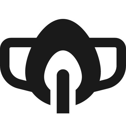 Mask ventilator icon, solid style, from Font Awesome 6 Solid