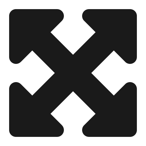 Maximize icon, solid style, from Font Awesome 6 Solid
