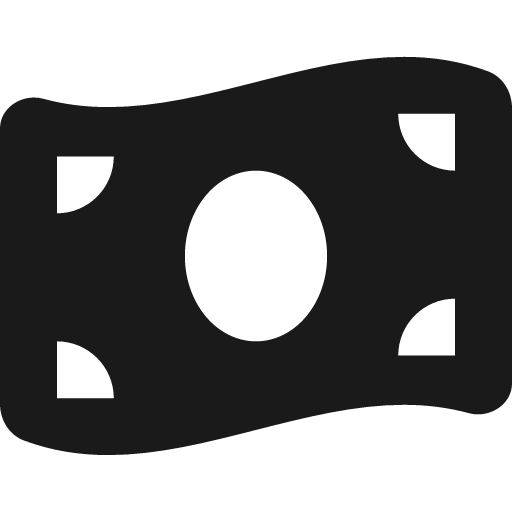 Money bill wave icon, solid style, from Font Awesome 6 Solid